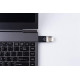         Lexar LJDF35-128BNL Jumpdrive Fingerprint F35 128 GB USB 3.0 Flash Drive, Black/Silver       