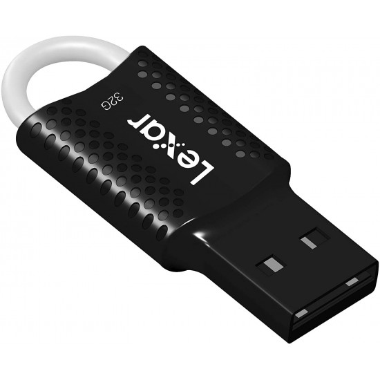         Lexar JumpDrive V40 32GB USB 2.0 Flash Drive, 3-Pack Black (LJDV040032G-B3BNU)       