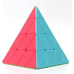         CuberSpeed 4x4 Pyramid stickerless Magic Cube 4x4x4 Master Pyramid Speed Cube       